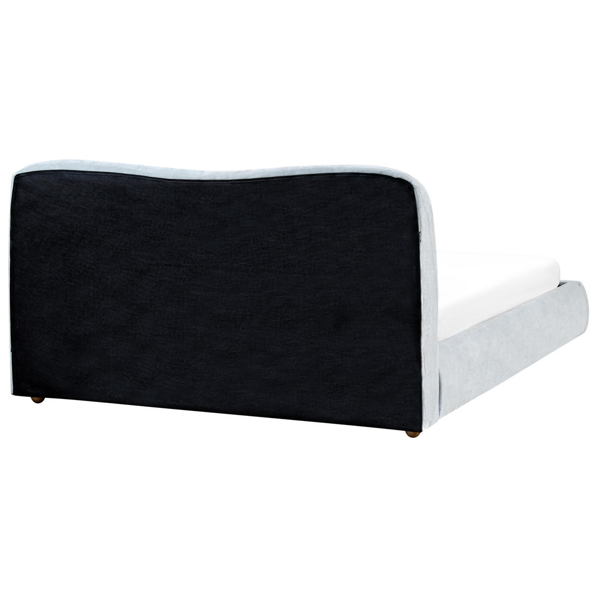 BETT mit Stauraum 160/200 cm Blau Blagnac - Hellblau, Textil (160/200cm) - Beliani