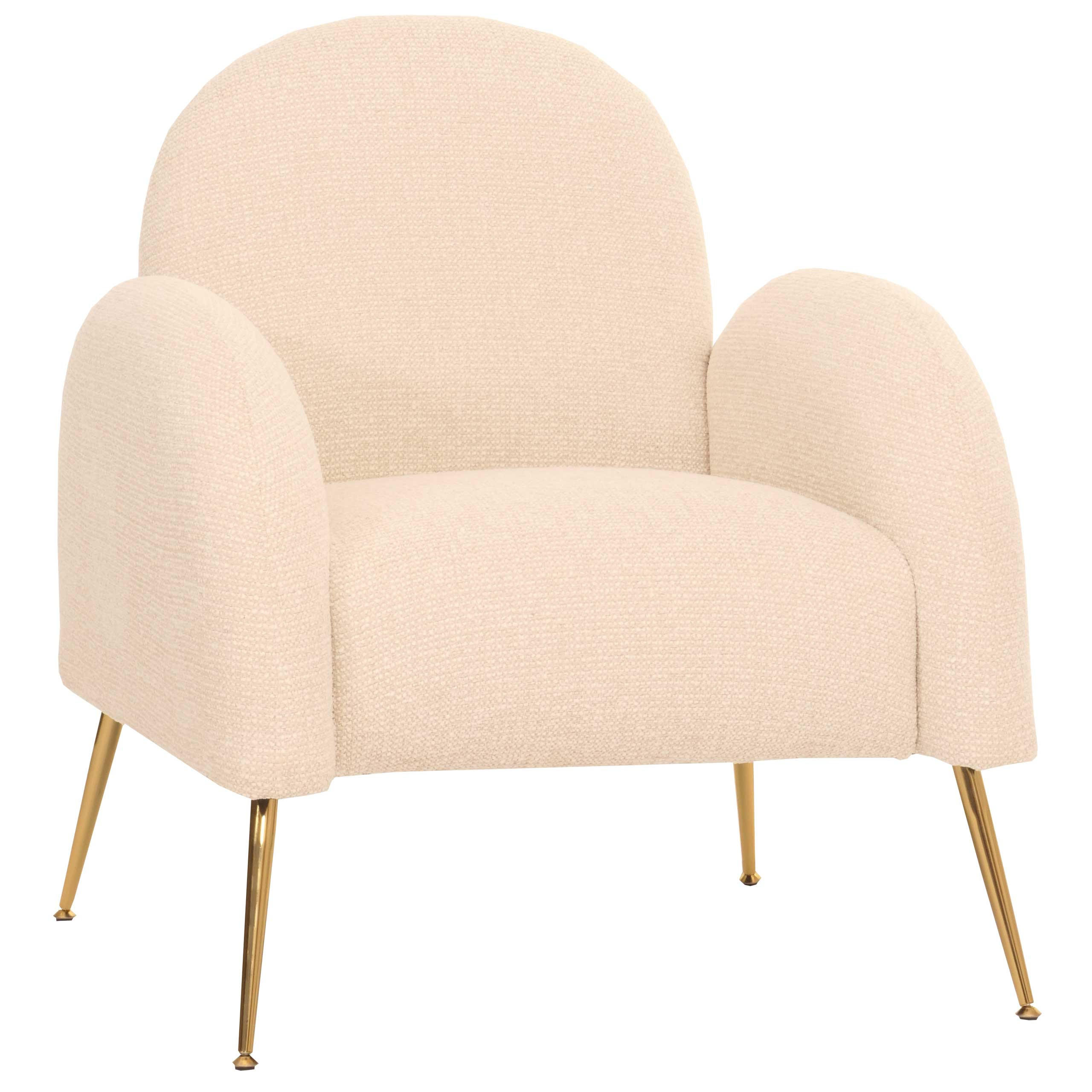 MCW LOUNGE KŘESLO Krémově bílé