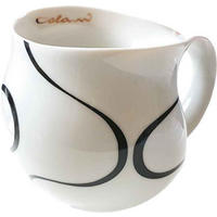 KAFFEEBECHER Loop black - Goldfarben/Multicolor, Keramik (0.28L) - Luigi Colani Porzellan
