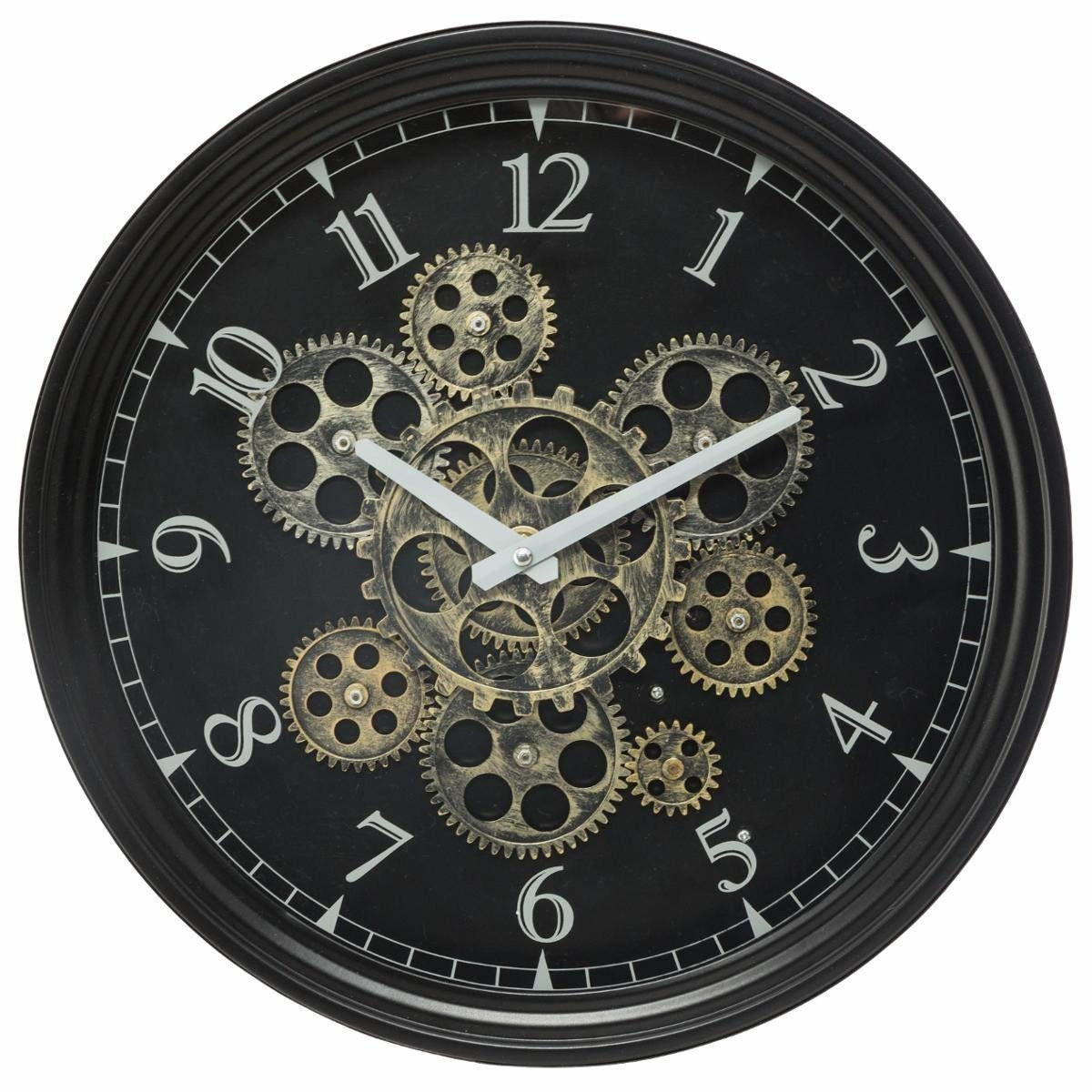 Atmosphera Createur d´interieur Wanduhr Schwarz 37x37x7 cm