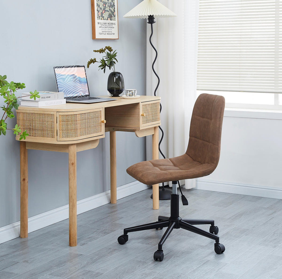 DREHSTUHLSTOFF Braun - Braun, Textil (57/92/57cm) - Nordlys
