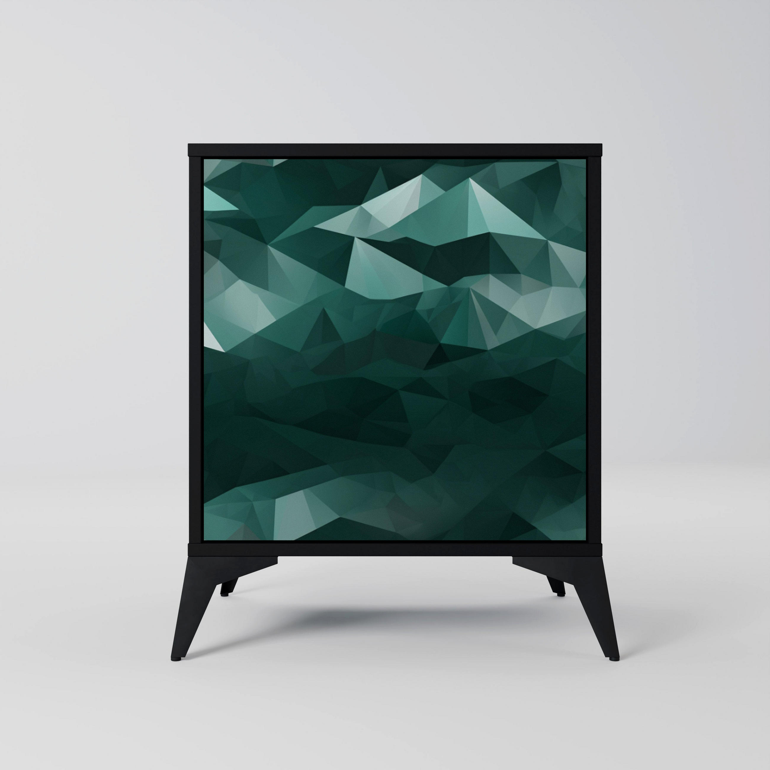 SpaceRebels Sideboard Schwarz 57.5x70.5x42 cm