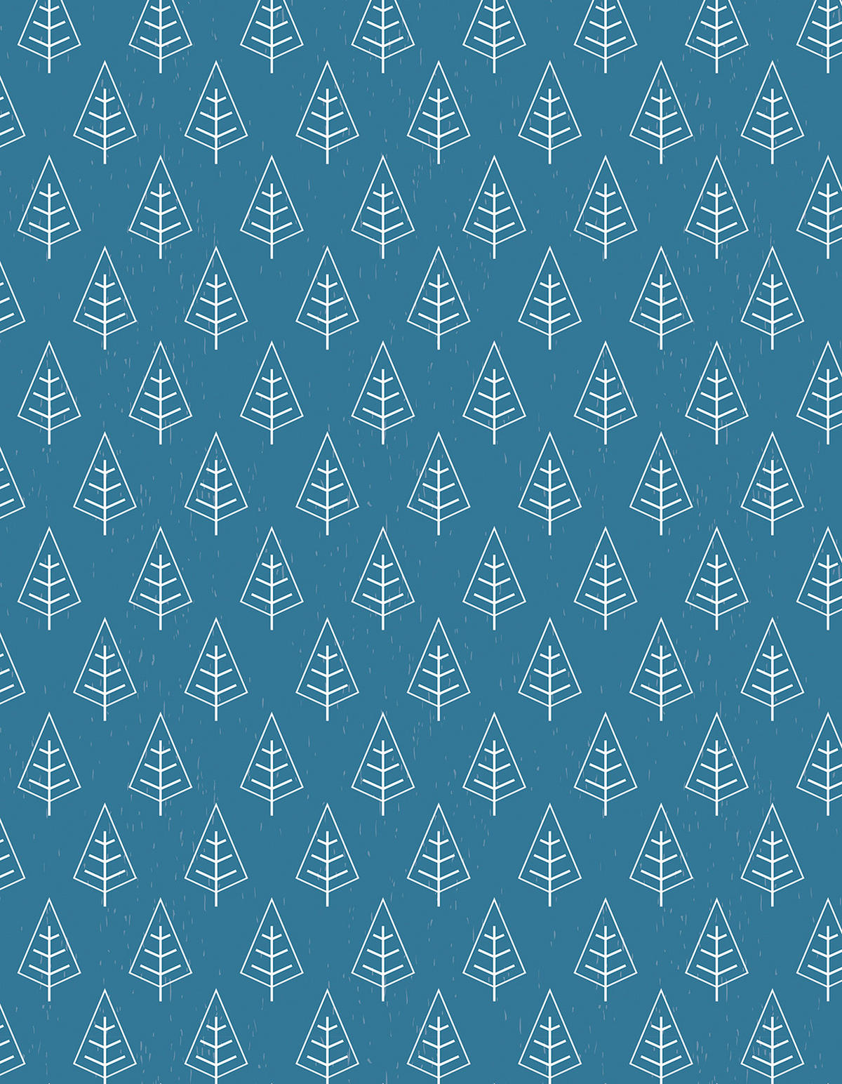 VERDUNKELUNGSROLLO 140x180 cm Bäume im Regen - Weiß, Textil (140/180cm) - TULUP