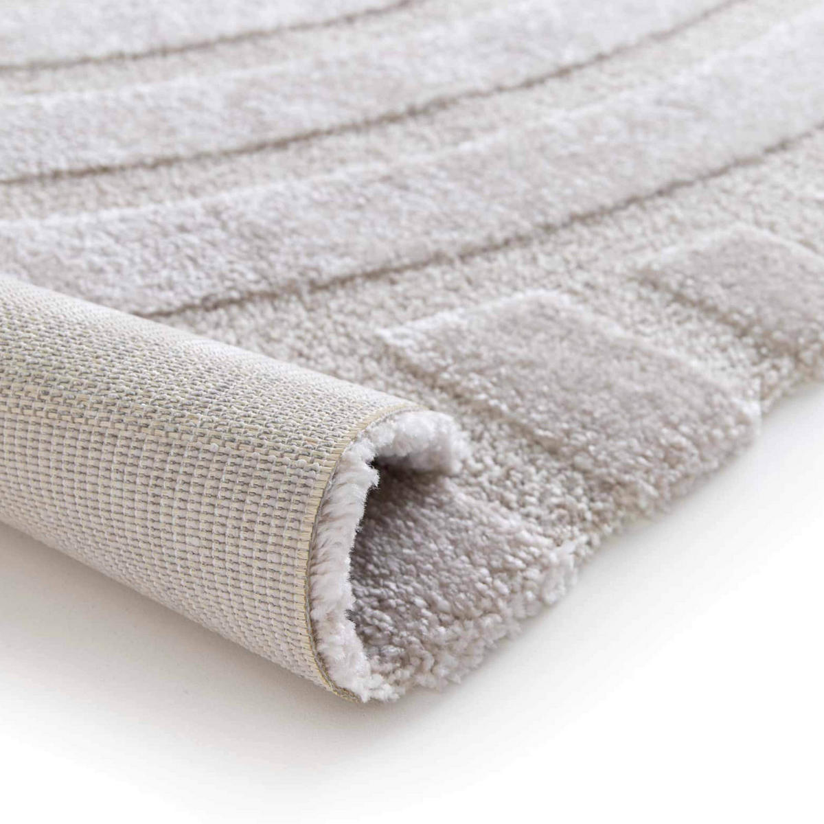 TEPPICH, Beige - Beige, Textil (120/170cm) - Oviala