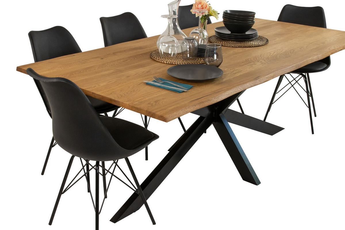 ESSTISCH SALVADOR - Eichefarben/Beige, Holz (100/280/77cm) - SAM