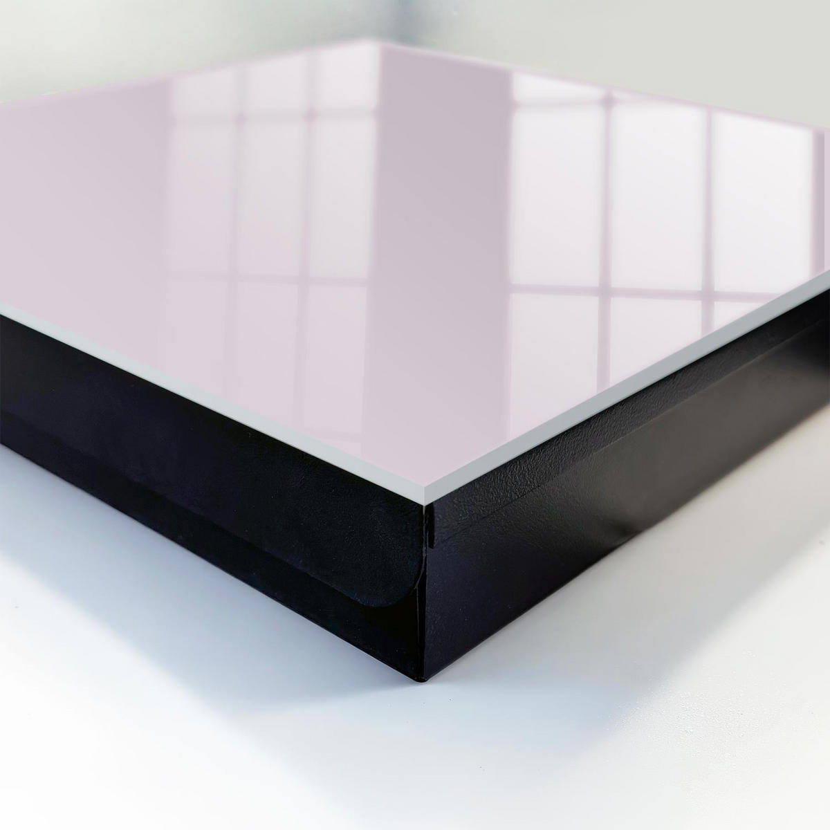 SCHLÜSSELBOX Schwarz 30x30 cm- Türöffnung nach rechts - Helllila - Flieder, Metall (30/30/5cm) - TULUP