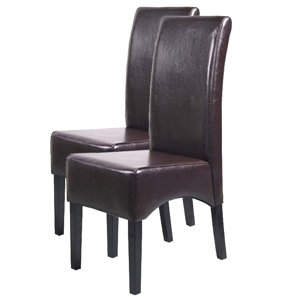 Chefgastro Esszimmerstuhl Braun 44x102x54 cm