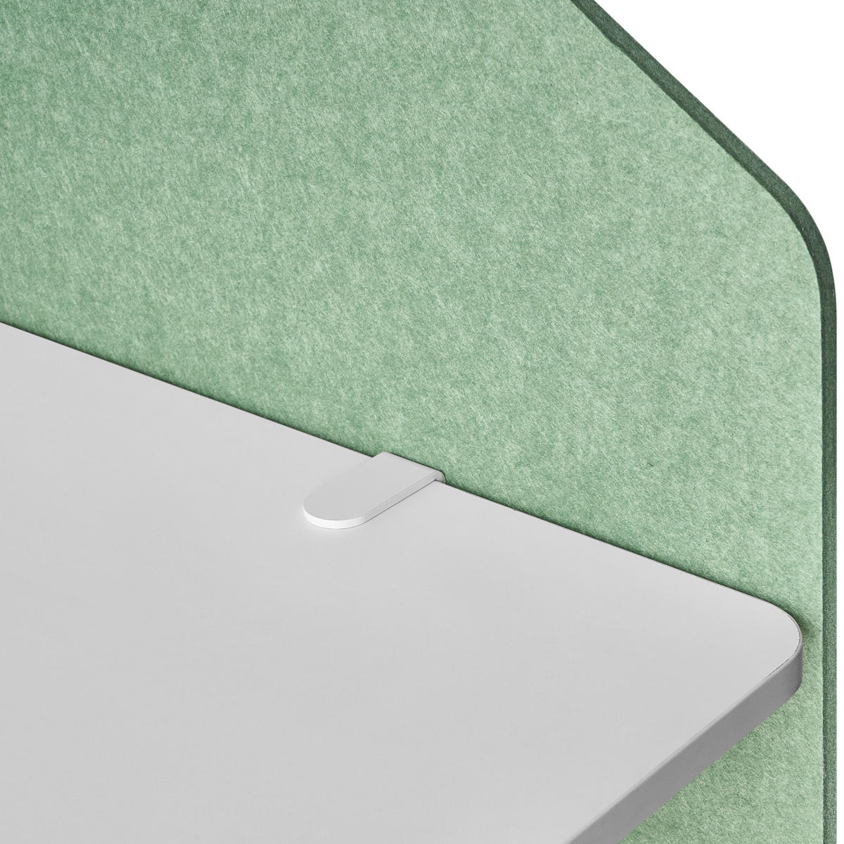 DĚLICÍ STĚNA NA STŮL 120/50 cm Světle zelená Foldy - světle zelená, plast (120/50/1cm) - Beliani