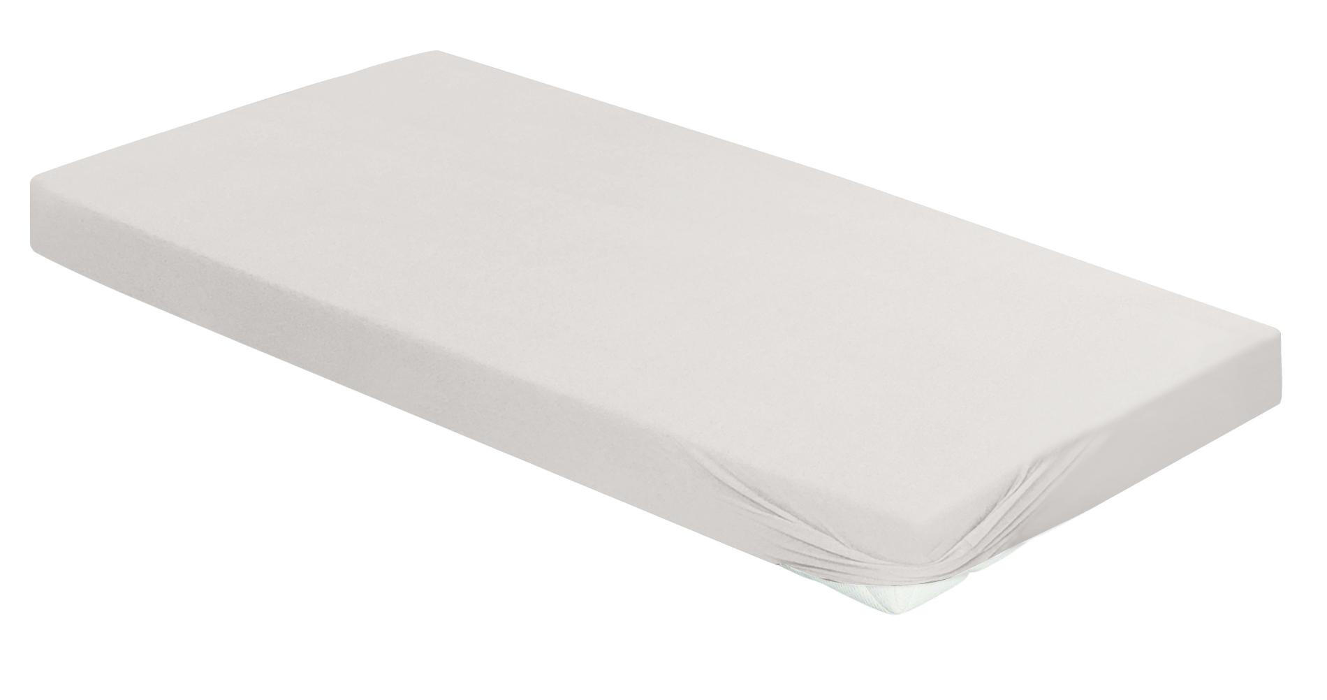 SPANNBETTTUCH VESUV 0012 - Silberfarben, Textil (100/200cm) - Irisette