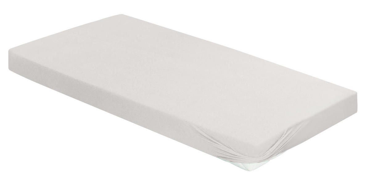 SPANNBETTTUCH VESUV 0012 - Silberfarben, Textil (100/200cm) - Irisette