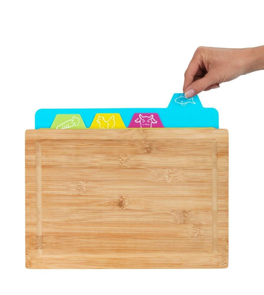 SCHNEIDEBRETT-SET Bella 22,5/32,5/2,3 cm - Multicolor, Naturmaterialien (32.5/22.5cm) - Wenko