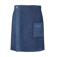SAUNAKILT Rom Herren - 46-54 - Dunkelblau - Dunkelblau, Textil (55/150cm) - SCHIESSER