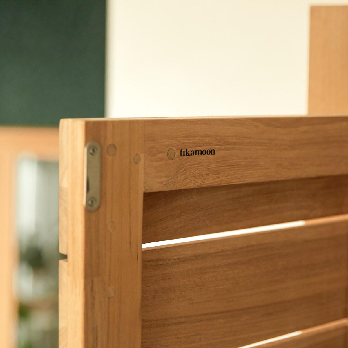 SCHRANK Minimalys Natur aus Teak - Naturfarben, Holz (50/180/55cm) - Tikamoon