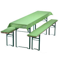 BIERBANKAUFLAGEN Set 240x70 cm Grün - Grün, Textil (70/240cm) - NYVI
