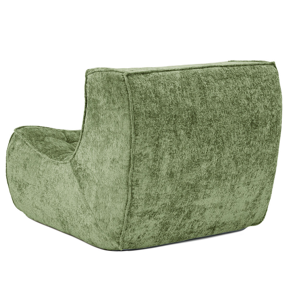 SESSEL - Bouclé - Grün, Textil (87/70/102cm) - home24