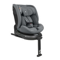 KINDERSITZ i-Orbit i-Size hellgrau (40-150cm) Gruppe 0+/1/2/3 Isofix Stützbein - Grau, Kunststoff (45/82/51cm) - Kikka boo