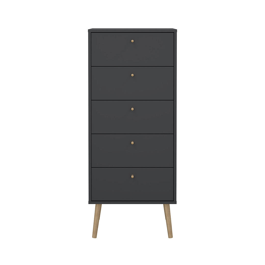 KOMMODE, Bodo, Grau, Holzwerkstoff, 51 x 40 x 121 cm - Grau, Holzwerkstoff (51/121/40cm) - ebuy24