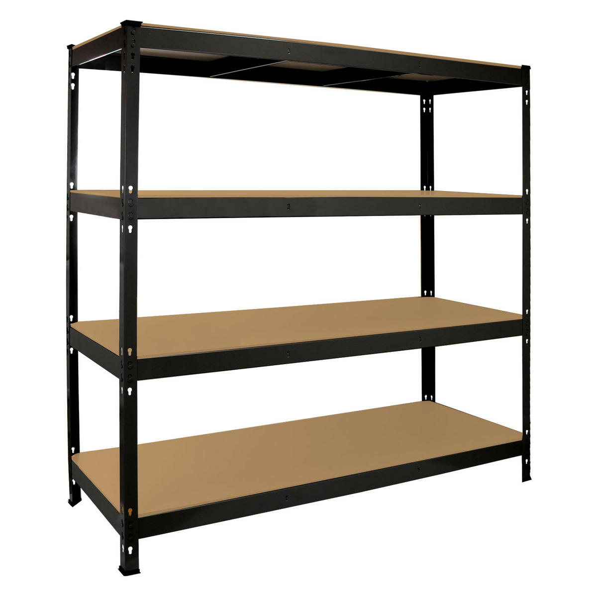 SCHWERLASTREGAL LAGERREGAL 160CM - Schwarz, Metall (160/160/60cm) - Monster Racking