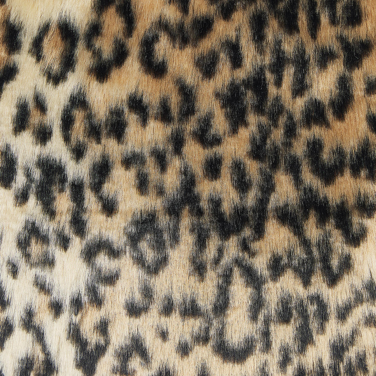 DEKOKISSEN 2er-Set Braun 45/45 cm Foxtail - Braun, Kunststoff/Textil (45/45cm) - Beliani