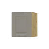 KLAPPHÄNGESCHRANK Kvantum W4B/30 Beige Matt / Eiche Artisan Matt 30 / 32,5 / 36cm - Beige/Eiche Artisan, Holz/Holzwerkstoff (30/36/32.5cm) - Feldmann-Wohnen