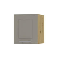 KLAPPHÄNGESCHRANK Kvantum W4B/40 Beige Matt / Eiche Artisan Matt 40 / 32,5 / 36cm - Beige/Eiche Artisan, Holz/Holzwerkstoff (40/36/32.5cm) - Feldmann-Wohnen