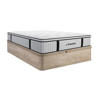MATRATZE und Bettgestell mit Lattenrost und Bettkasten - 2 Personen - holz - naturfarben hell American Dream - Naturfarben, Holz/Holzwerkstoff (160/200cm) - Vente-Unique