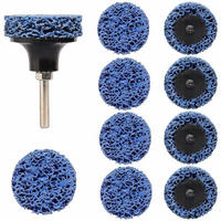POLIERPADS – zur Reinigung von Metalloberflächen und zum Entfernen von Farbe – 10 Pads – 50 mm - Multicolor, Metall (1/1/1cm) - DCA