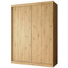 SCHWEBETÜRENSCHRANK Mario 150/216/61 eiche Artisan - Eiche Artisan, Holzwerkstoff (150/216/61cm) - Beautysofa