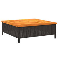 VERKLEIDUNG Für Sonnenschirmständer Schwarz 70/70/25 Cm - Schwarz, Holz (70/70cm) - vidaXL