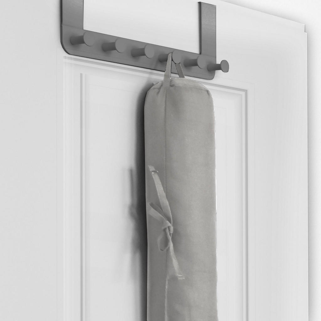 Thumbnail - Beautissu Zugluftstopper, Hellgrau, Textil, Füllung: Baumwollfüllung, Zylindrisch, 10x90 cm, Teppiche & Böden, Teppich-...