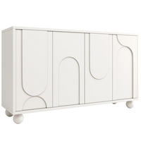 KOMODA 120 cm bílá se 2 dvířky a nastavitelnou policí v moderním designu - bílá, kompozitní dřevo (120/71/35cm) - Urban Meuble
