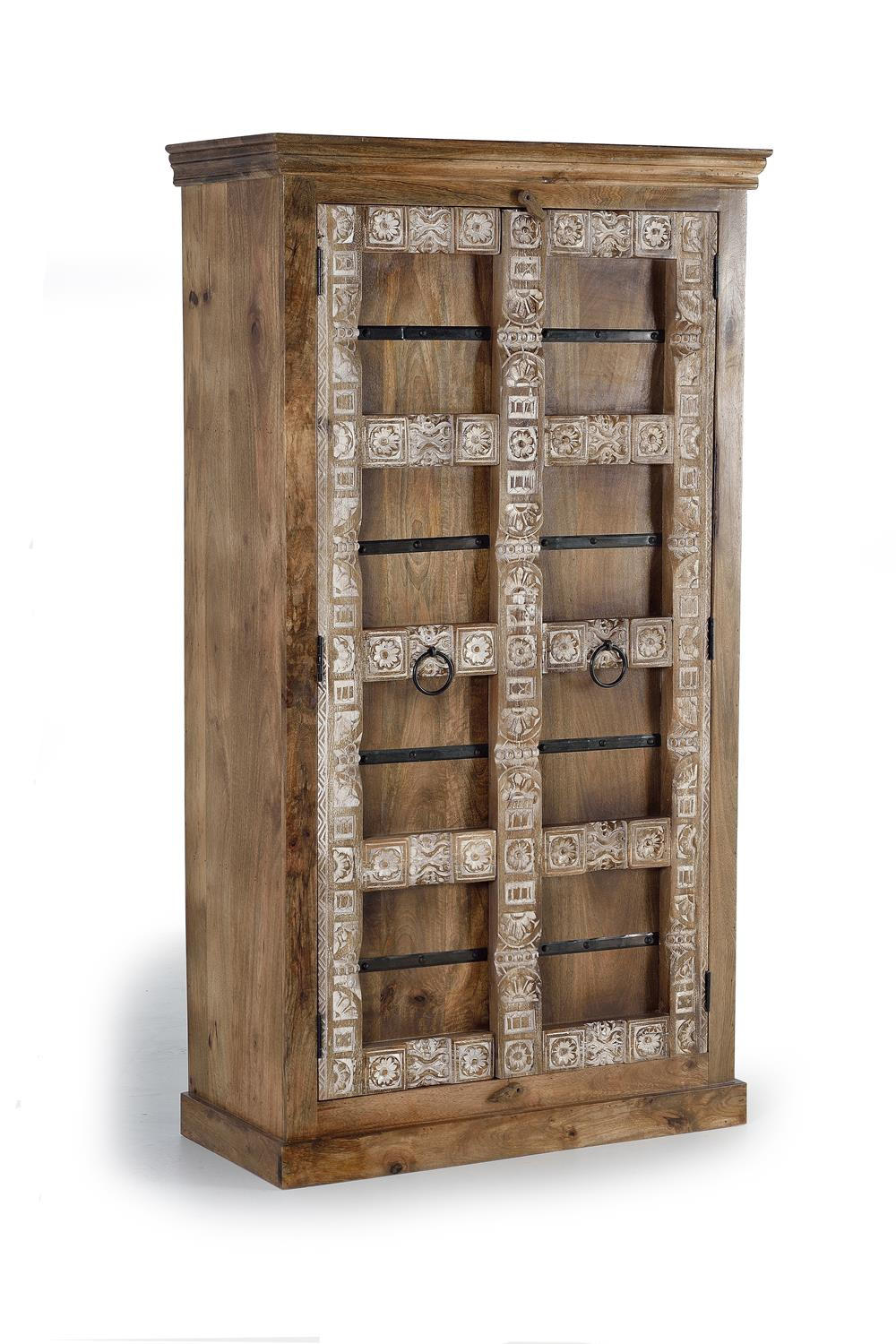 Giner y Colomer Highboard Braun 45x180x100 cm