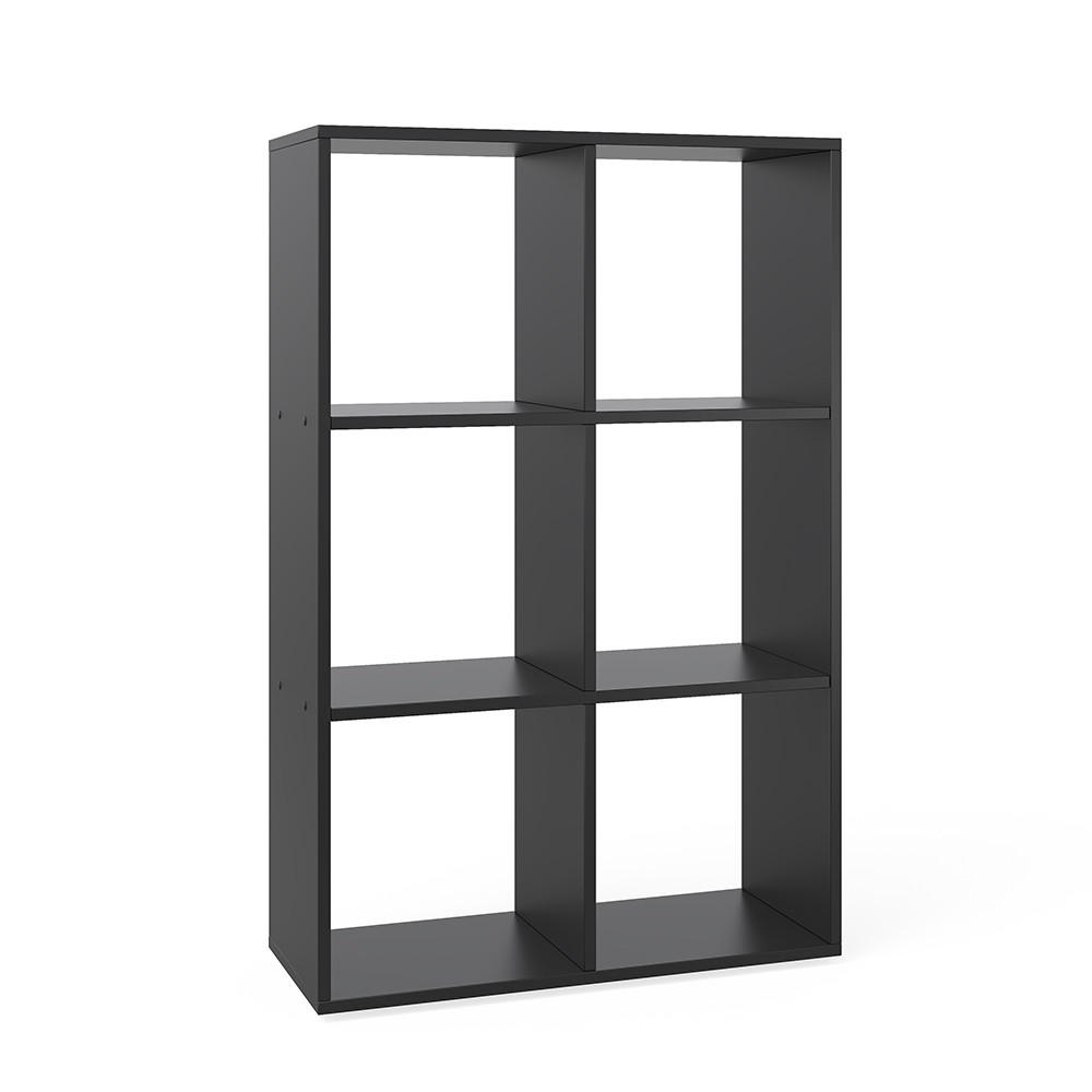 RAUMTEILER Schwarz 72 x 107.8 cm - Schwarz, Holzwerkstoff (72/107.8/29cm) - Vicco