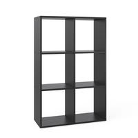 RAUMTEILER Schwarz 72 x 107.8 cm - Schwarz, Holzwerkstoff (72/107.8/29cm) - Vicco