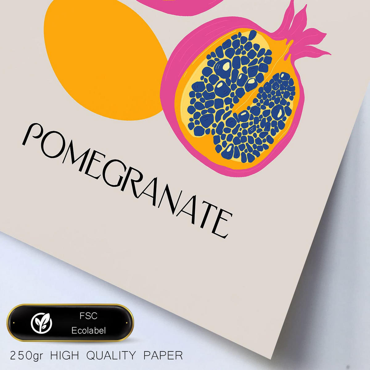 POSTER Set Mit 6 Lebensmittel Und Ernährungs Früchte Und Gemüse Natur Und Botanikdrucke Für Innenarchitektur A3 & A4 Weißer Rahmen - Weiß, Papier (29/3cm) - Nacnic