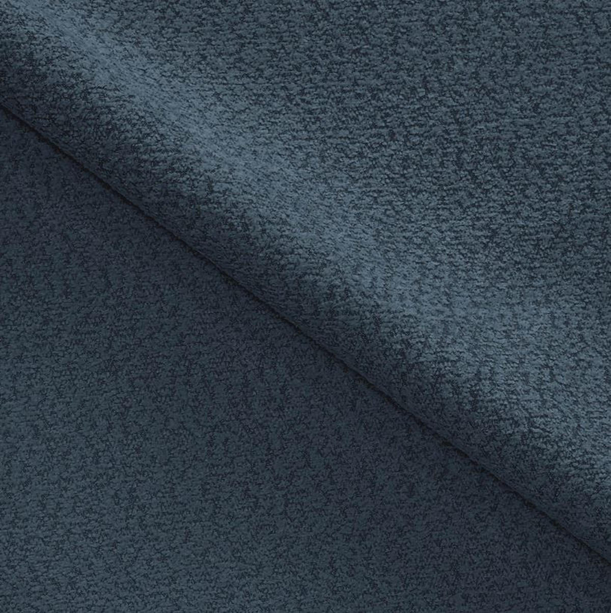 WOHNLANDSCHAFT PULA-U BOUCLE mit Schlaffunktion & Stauraum Blau - Blau, Textil (364/84/187cm) - Luxkor24