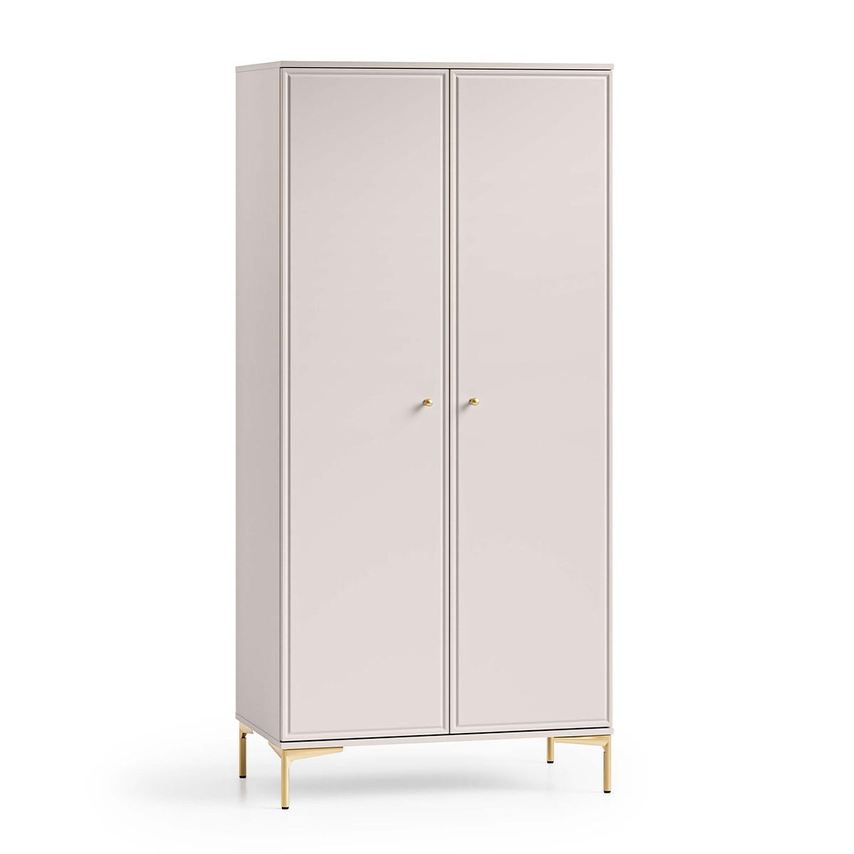 SKRIŇA 2 dvere Sélène Kašmír - béžová, kompozitné drevo (89/190/53cm) - Petits-meubles