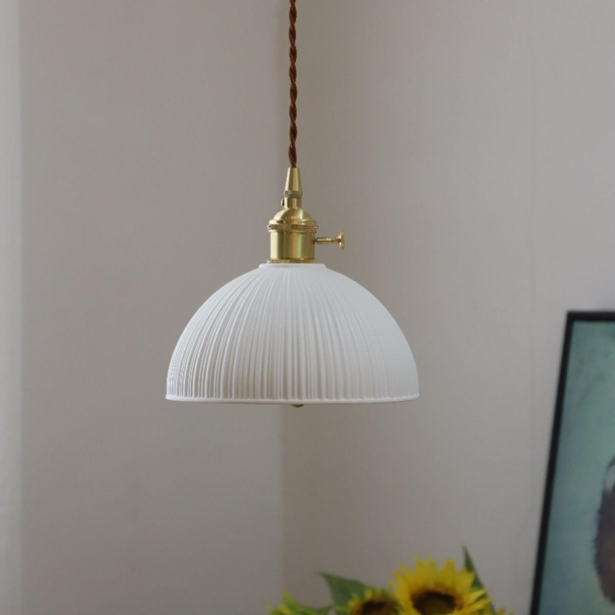 LED-HÄNGELEUCHTE Weiß 8W 22/22/16-200 cm - Weiß, Metall (22/22/16cm) - Authentics