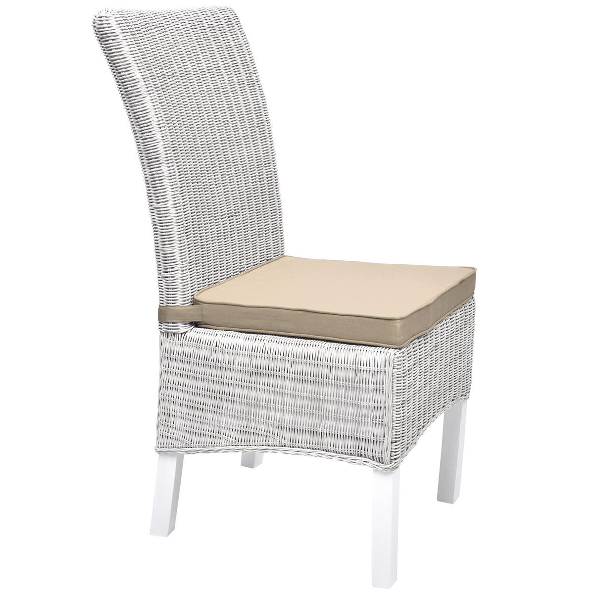 STUHLKISSEN Loft SK 45/40/5 cm Natur 4tlg - Naturfarben, Textil (40/45cm) - Beautissu 