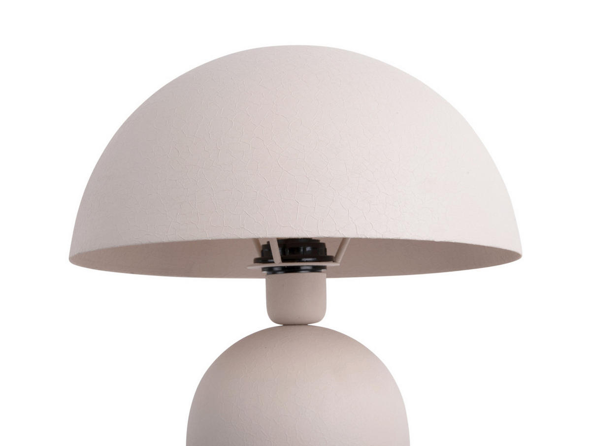 TISCHLAMPE Boaz 31/31/43 cm - Grau, Metall (31/31/43cm) - Leitmotiv