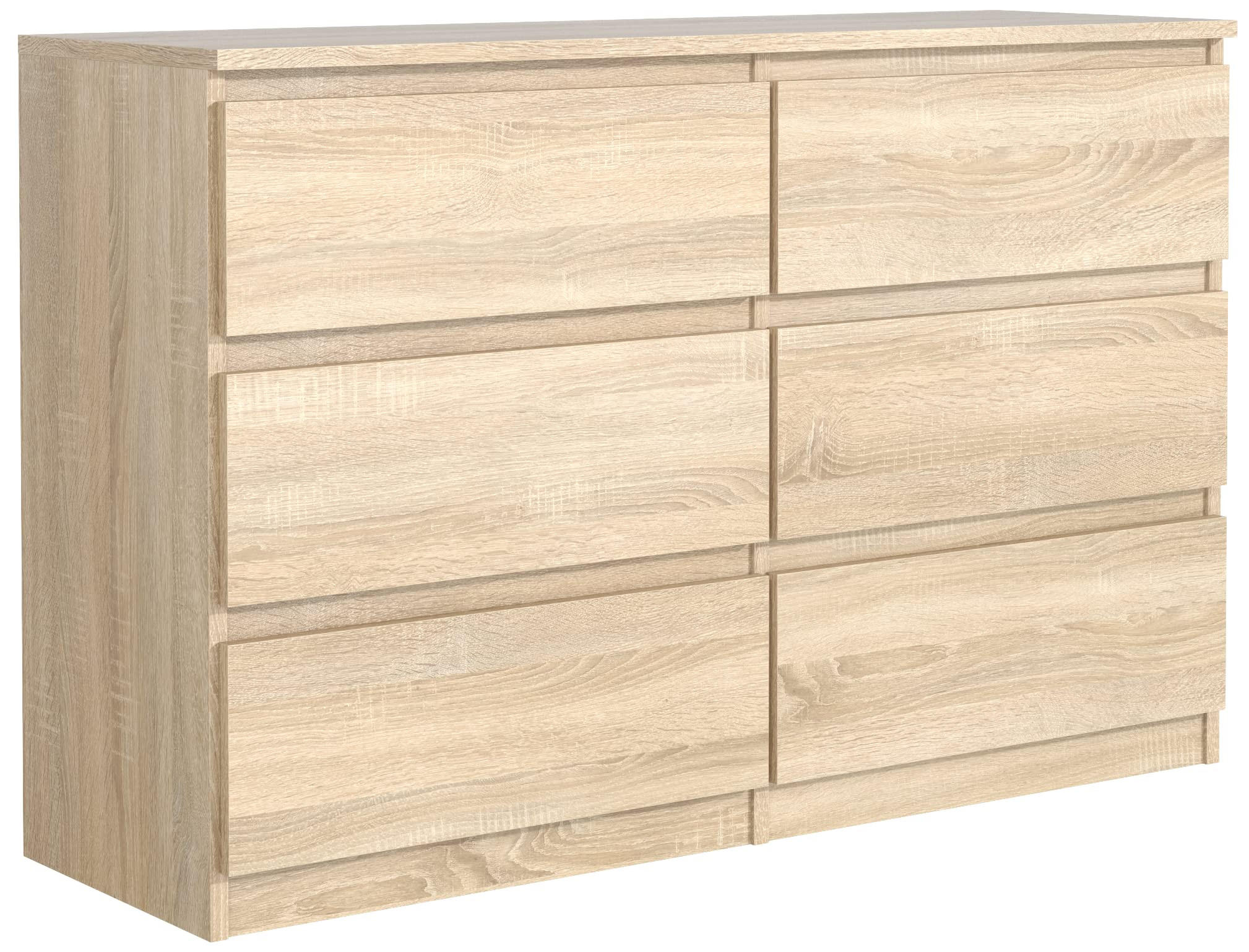 KOMMODE 120 Sonoma oak 120x78,5x39 cm - Sonoma Eiche, Holzwerkstoff (120/78.5/39cm) - Mobelsta