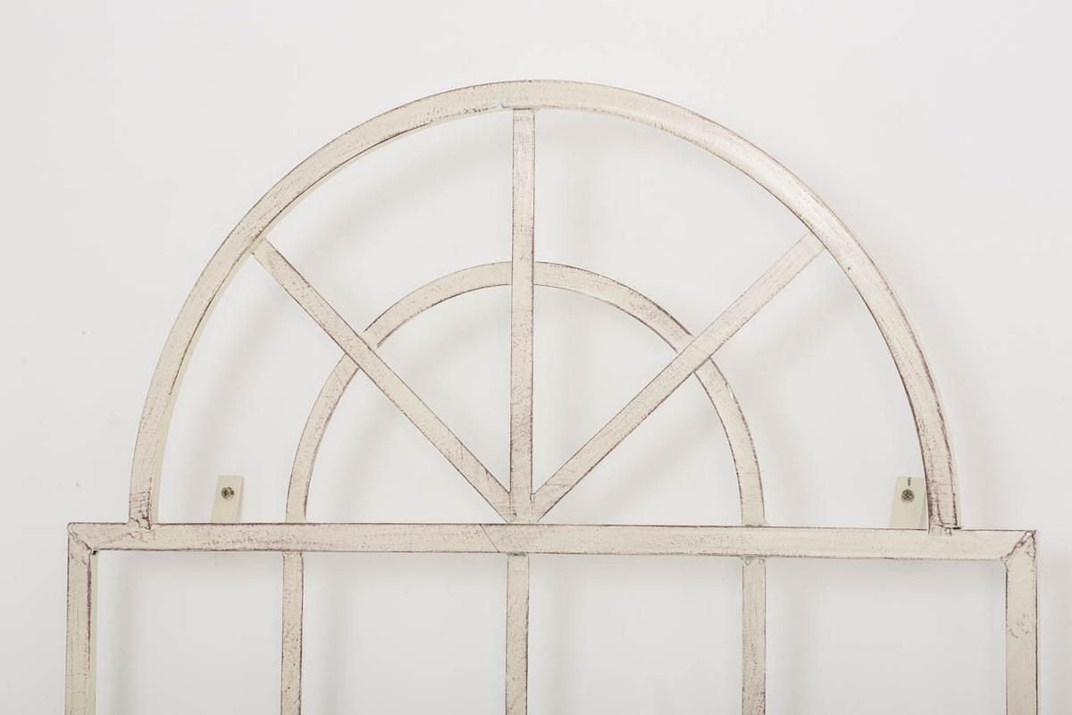 RANKGITTER Gunnar 70x1x180cm Metall Antik-Creme Rankhilfe - Creme, Metall (70/180/1cm) - DELUKE