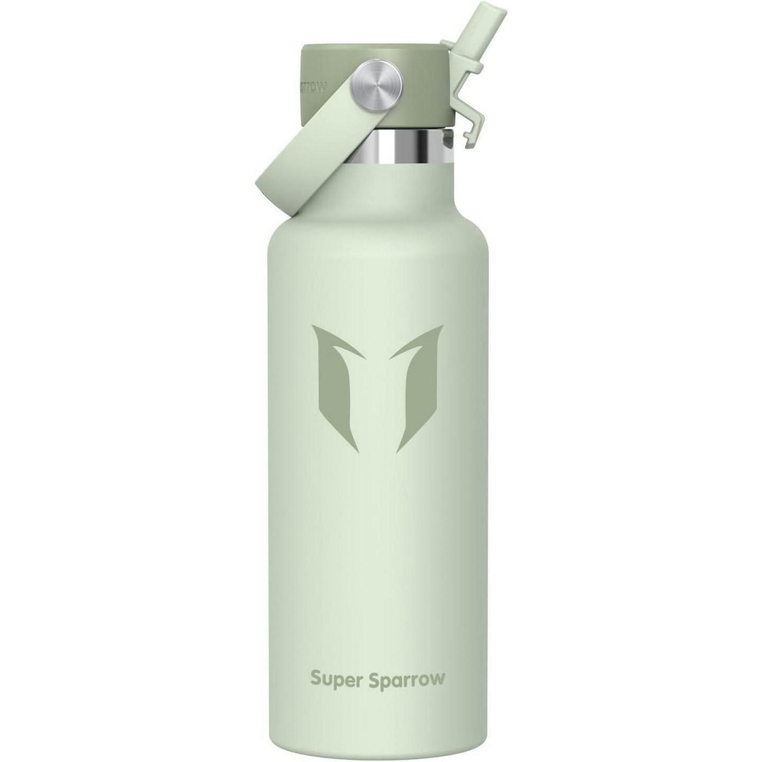 TRINKFLASCHE Edelstahl 500 ml Smaragd - Hellgrün, Metall (7.3/7.3cm)