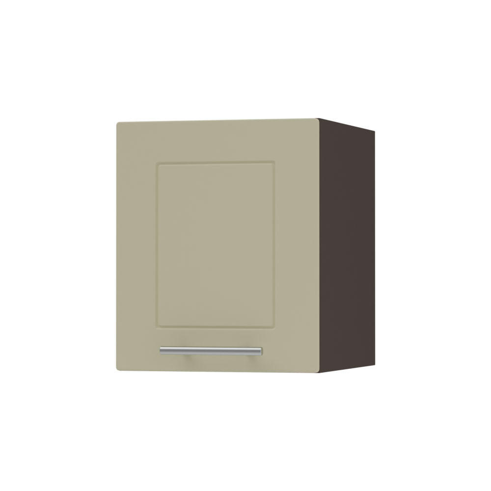 KLAPPHÄNGESCHRANK Kvantum W4B/30 Vanille Matt / Lava Matt 30 / 32,5 / 36cm - Dunkelgrau/Creme, Holz/Holzwerkstoff (30/36/32.5cm) - Feldmann-Wohnen
