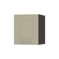 KLAPPHÄNGESCHRANK Kvantum W4B/30 Vanille Matt / Lava Matt 30 / 32,5 / 36cm - Dunkelgrau/Creme, Holz/Holzwerkstoff (30/36/32.5cm) - Feldmann-Wohnen