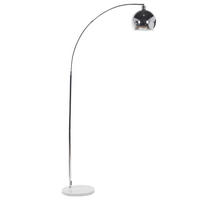 STEHLAMPE Paroo 96/35/210 cm - Silberfarben, Metall (96/35/210cm) - Beliani