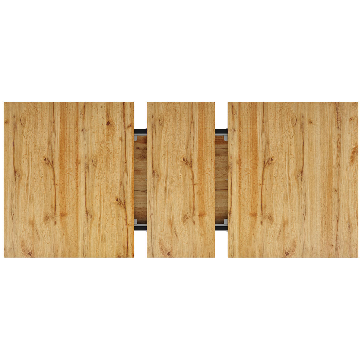AUSZIEHTISCH Holzoptik 120-160/80/76 cm - Naturfarben, Holz (80/120/76cm) - PANGIVO