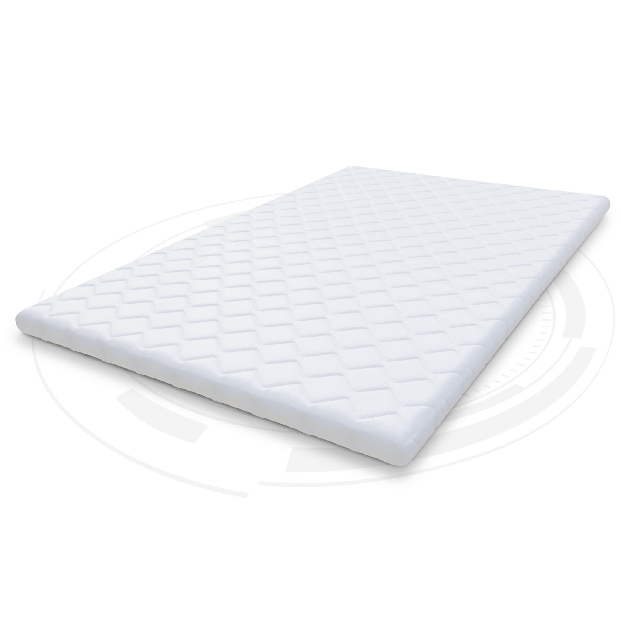 TOPPER Kaltschaum 5 - Weiß, Textil (90/200cm) - FDM