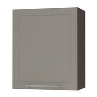 KÜCHENHÄNGESCHRANK Kvantum W2/60 Beige Matt / Lava Matt 60 / 32,5 / 72cm - Dunkelgrau/Beige, Holz/Holzwerkstoff (60/72/32.5cm) - Feldmann-Wohnen
