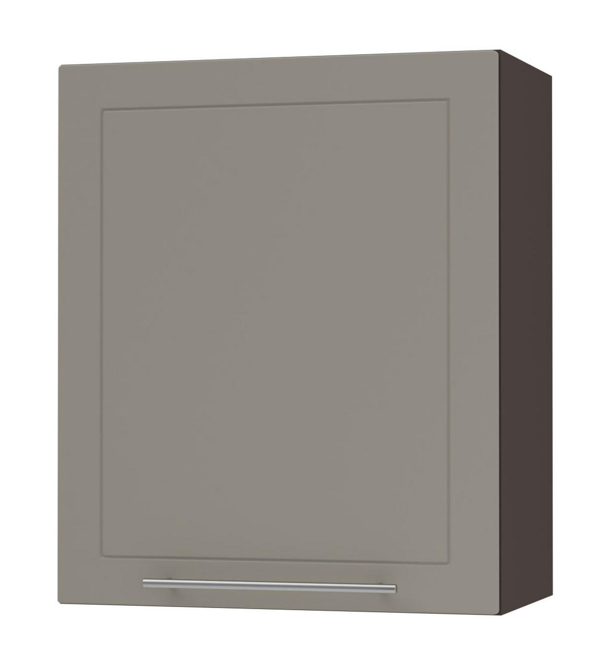 KÜCHENHÄNGESCHRANK Kvantum W2/60 Beige Matt / Lava Matt 60 / 32,5 / 72cm - Dunkelgrau/Beige, Holz/Holzwerkstoff (60/72/32.5cm) - Feldmann-Wohnen